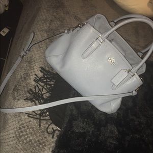 Baby blue coach crossbody